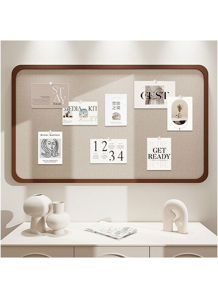 OASIS DESERT Photo Wall, Felt Wall, Felt Board, Background Board, Cork Board, Display Frame Assembly, Decoration Board, Message Board, With 30 Metal Nails - Image 2
